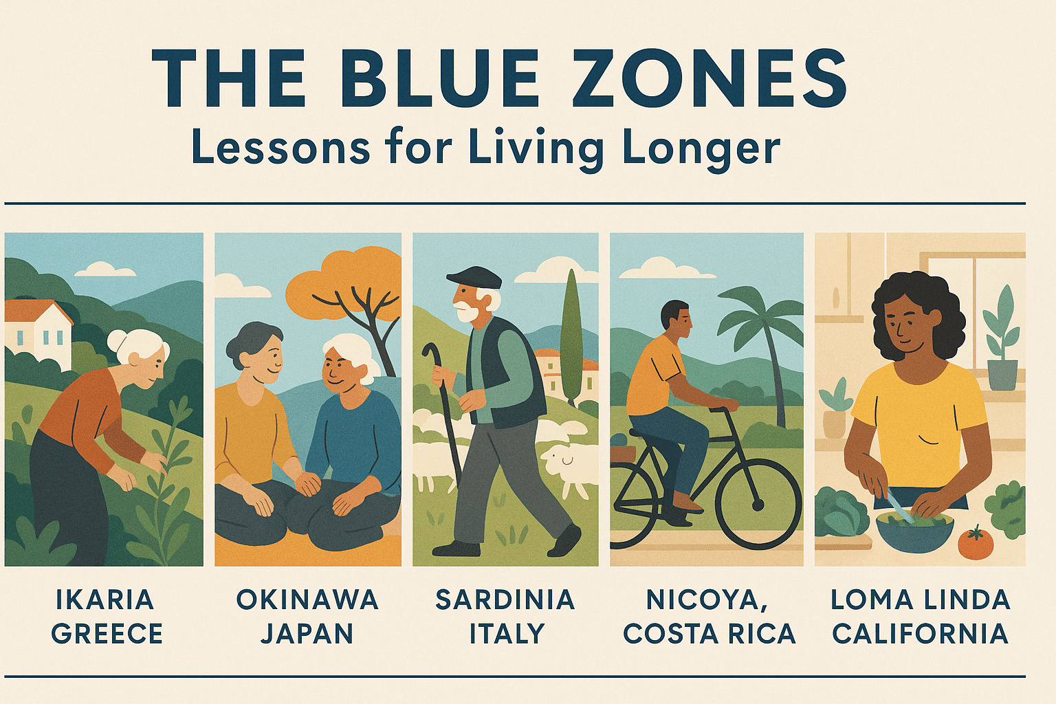 The Blue Zone Blueprint: Lessons in Longevity for the Modern World